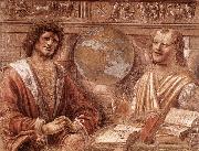 BRAMANTE Heraclitus and Democritus fd Spain oil painting artist