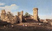 Canaletto Warwick Castle: the East Front df Spain oil painting artist