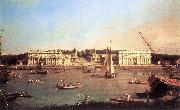 Canaletto London: Greenwich Hospital from the North Bank of the Thames d Spain oil painting reproduction