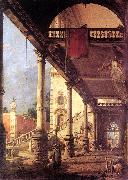 Canaletto Perspective fg Spain oil painting reproduction