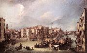 Canaletto Grand Canal: Looking North-East toward the Rialto Bridge ffg Spain oil painting reproduction