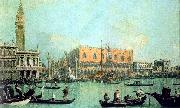Canaletto Veduta del Palazzo Ducale oil painting