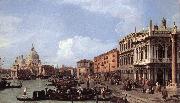 Canaletto The Molo: Looking West sf Spain oil painting artist