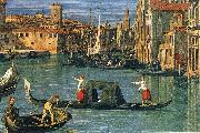 Canaletto The Grand Canal and the Church of the Salute (detail) ffg oil painting reproduction