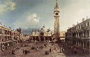 Canaletto Piazza San Marco with the Basilica fg Spain oil painting artist