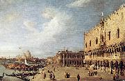 Canaletto View of the Ducal Palace f Spain oil painting artist