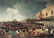 Canaletto Reception of the Ambassador in the Doge s Palace Spain oil painting reproduction