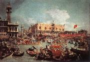 Canaletto The Bucintoro Returning to the Molo on Ascension Day fg Spain oil painting reproduction