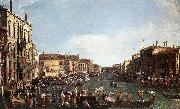 Canaletto A Regatta on the Grand Canal d oil painting