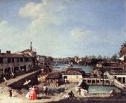 Canaletto Dolo on the Brenta df painting