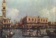 Canaletto View of the Bacino di San Marco (St Mark s Basin) oil painting reproduction