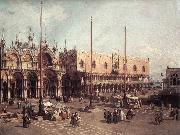 Canaletto Piazza San Marco: Looking South-East Spain oil painting reproduction