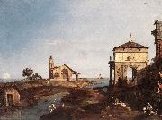 Canaletto Capriccio with Venetian Motifs df Spain oil painting artist
