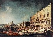 Canaletto Arrival of the French Ambassador in Venice d Spain oil painting artist