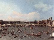 Canaletto London: Westminster Bridge from the North on Lord Mayor s Day oil