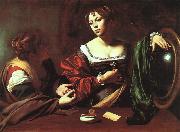Caravaggio Martha and Mary Magdalene oil
