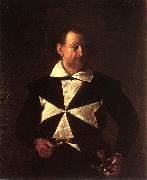 Caravaggio Portrait of Alof de Wignacourt fg oil painting