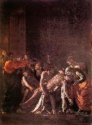 Caravaggio The Raising of Lazarus fg Spain oil painting artist