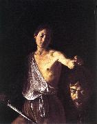 Caravaggio David dfg Spain oil painting artist
