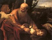 Caravaggio The Sacrifice of Isaac_2 Spain oil painting artist