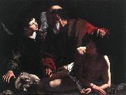Caravaggio The Sacrifice of Isaac dfg Spain oil painting artist