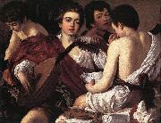 Caravaggio The Musicians f Spain oil painting reproduction