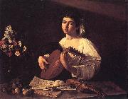 Caravaggio Lute Player f painting