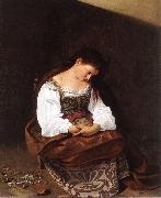 Caravaggio Magdalene gd Spain oil painting artist