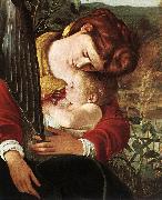 Caravaggio Rest on Flight to Egypt (detail) fg painting