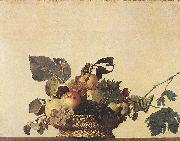 Caravaggio Basket of Fruit df Spain oil painting reproduction