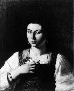 Caravaggio Portrait of a Courtesan fg Spain oil painting artist