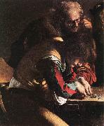 Caravaggio The Calling of Saint Matthew (detail) dsf Spain oil painting artist