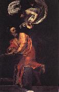 Caravaggio The Inspiration of Saint Matthew df Spain oil painting artist