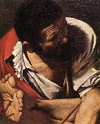 Caravaggio The Crucifixion of Saint Peter (detail) fdg painting