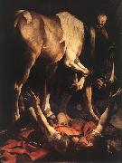 Caravaggio The Conversion on the Way to Damascus fgg painting