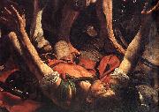 Caravaggio The Conversion on the Way to Damascus (detail) Spain oil painting artist
