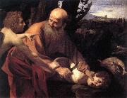 Caravaggio The Sacrifice of Isaac fdg Spain oil painting artist