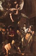 Caravaggio The Seven Acts of Mercy Spain oil painting artist