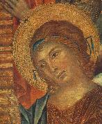 Cimabue The Madonna in Majesty (detail) dfg Spain oil painting artist
