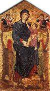 Cimabue Madonna Enthroned with the Child and Two Angels dfg Spain oil painting artist
