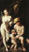Correggio The Education of Cupid Spain oil painting artist