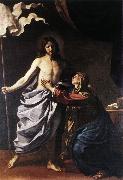 GUERCINO The Resurrected Christ Appears to the Virgin hf oil