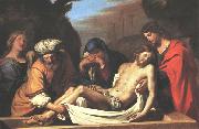 GUERCINO The Entombment of Christ sdg Spain oil painting artist