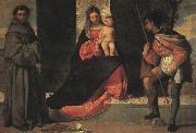 Giorgione The Virgin and Child with St.Anthony of Padua and Saint Roch oil painting reproduction