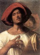 Giorgione The Impassioned Singer dg oil