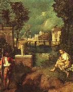 Giorgione The Tempest Spain oil painting artist