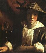 JanVermeer Woman Holding a Balance Spain oil painting reproduction