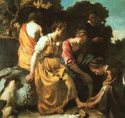 JanVermeer Diana and her Companions painting