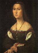 Raphael The Mute Woman oil
