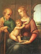 Raphael The Holy Family with Beardless St.Joseph Spain oil painting reproduction